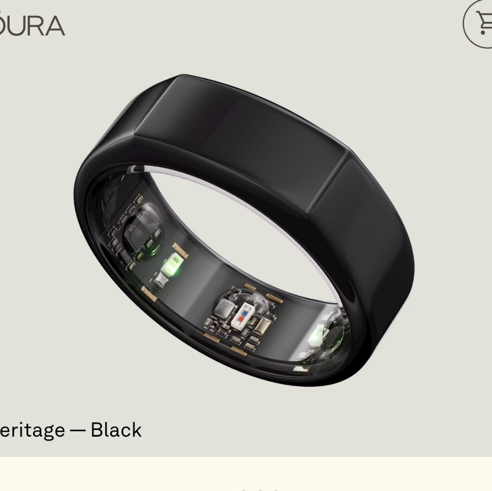 Oura Heritage Ring - Black